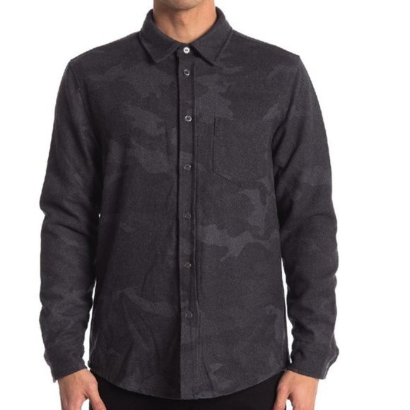 Slate & Stone Grey Camo Overshirt - Picture 3 of 8